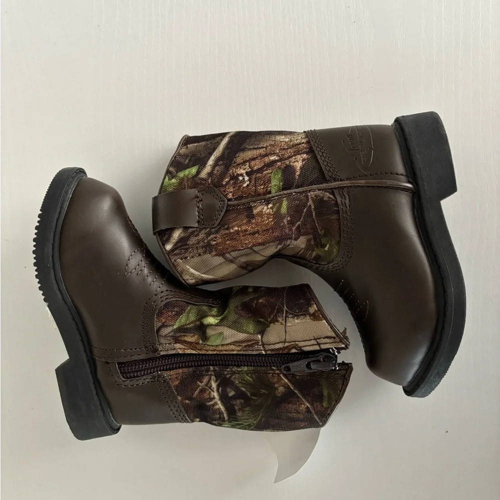 Toddler Realtree Dustin Jr. Camo Boots size 5